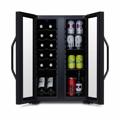 Luma® Shadowᵀᴹ Series Wine Cooler and Beverage Refrigerator 12 Bottles & 39 Cans